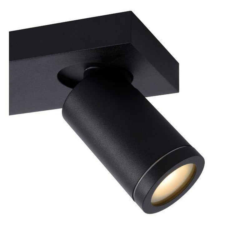 Taylor spot 3 lys IP44 baderom warm to dim 3x5W 2200-3000K-Taklamper-Lucide-Svart-LC09930/15/30-Lightup.no