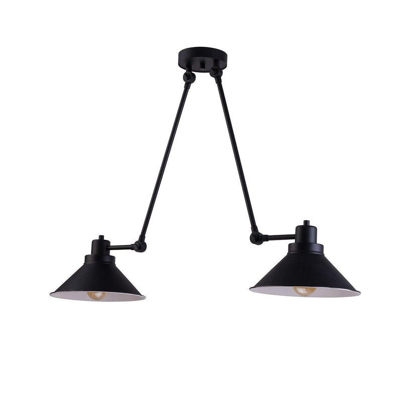 Techno taklampe 2 lys - Svart-Taklamper-Nowodvorski-N-9143-Lightup.no