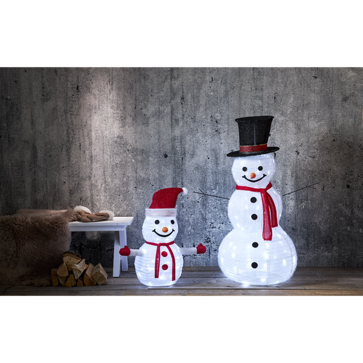 Tecidy snømann 120 cm for utendørsbruk IP44-Julebelysning dekor og pynt ute-Star Trading-475-11-Lightup.no