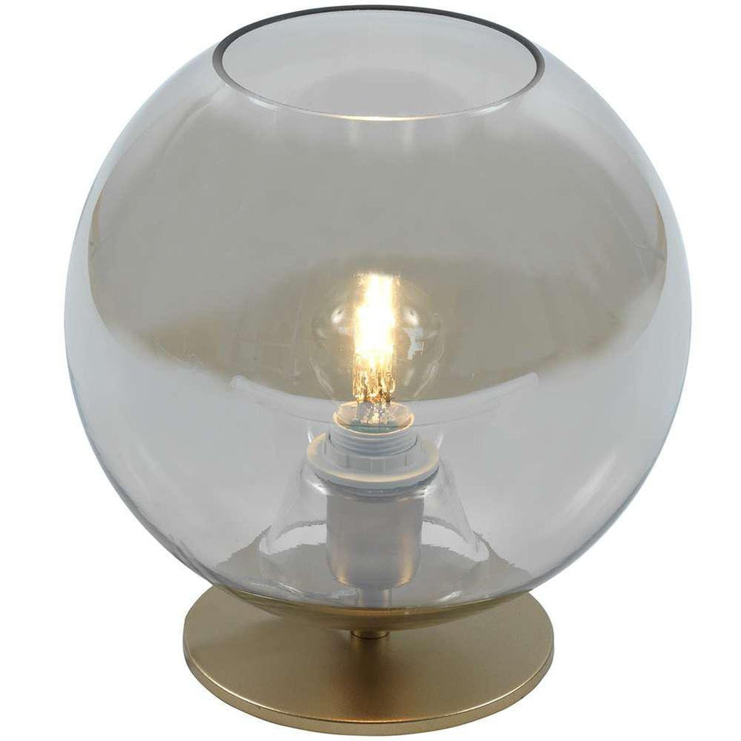 Tellus bordlampe amber/messing 20cm-Bordlamper-Eglo-3100001990-Lightup.no