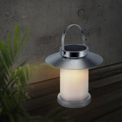 Temple To-Go 30 To go oppladbar bordlampe utendørs m/solcelle IP54 - Galvanisert-Utebelysning Hagebelysning-Nordlux-2218325031-Lightup.no