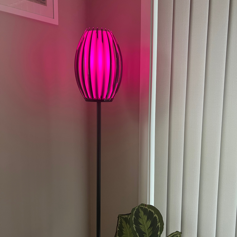 Tentacle gulvlampe Medium - Svart/Røykfarget-Gulvlamper-Herstal-HB140822000164-Lightup.no