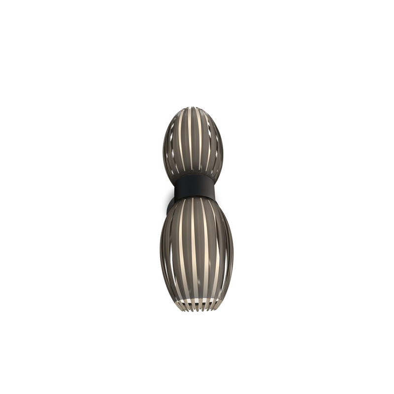 Tentacle vegglampe duo - Svart/Røykfarget-Vegglamper-Herstal-HB39821420164-Lightup.no
