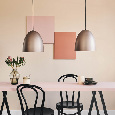 The Classic takpendel Ø20 - børstet stål/oxid-Takpendler-Halo Designs-5705639736690-Lightup.no