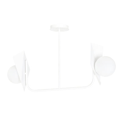 Thord 2 taklampe - Hvit/Opal-Taklamper-Emibig-1027/2-Lightup.no