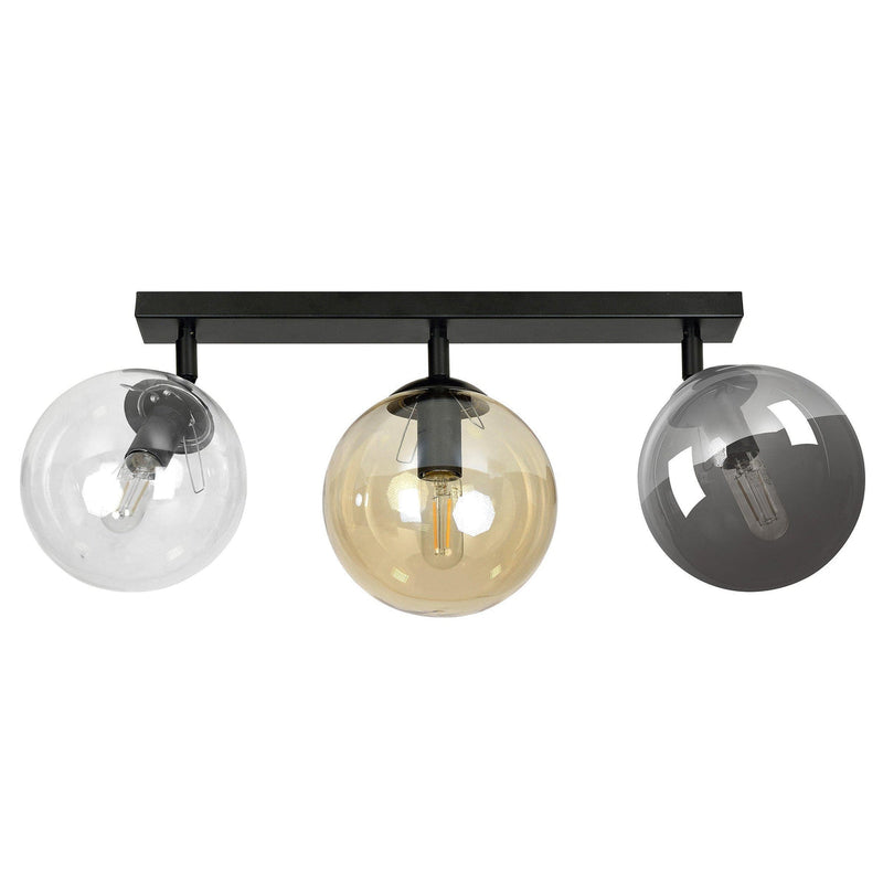 Tofi taklampe 3 lys - Svart/Multifarget-Taklamper-Emibig-779/3-Lightup.no