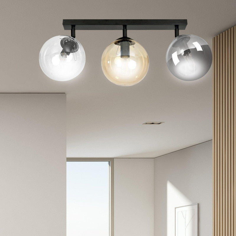 Tofi taklampe 3 lys - Svart/Multifarget-Taklamper-Emibig-779/3-Lightup.no