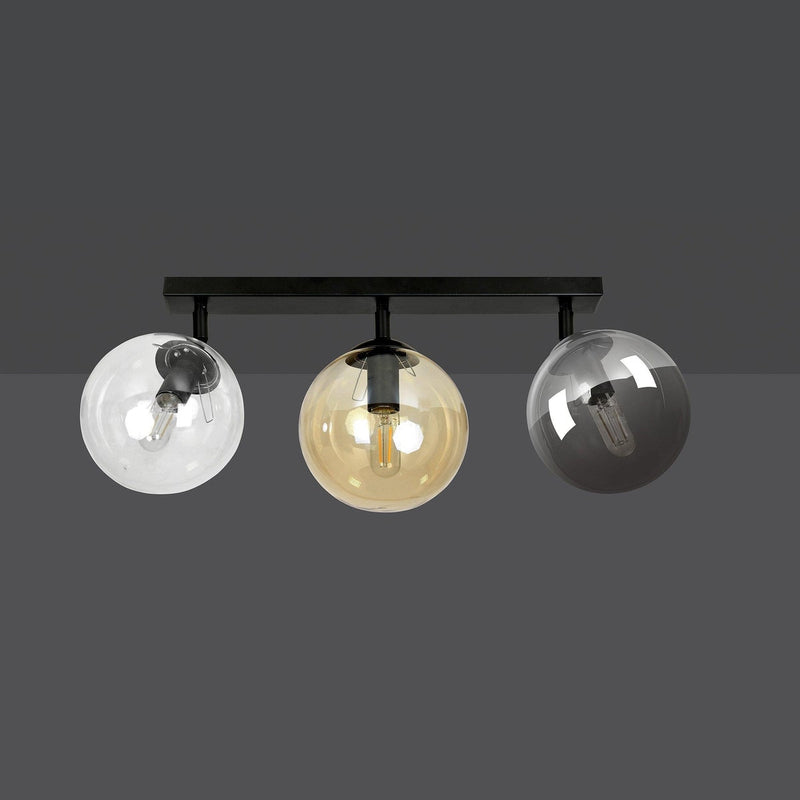 Tofi taklampe 3 lys - Svart/Multifarget-Taklamper-Emibig-779/3-Lightup.no