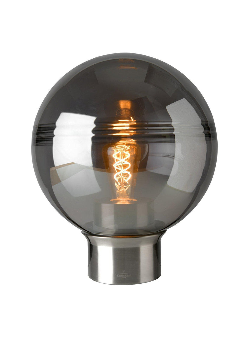 Tokio bordlampe 36 cm - Satin/Røykfarget-Bordlamper-Villeroy & Boch-VB-96721-Lightup.no