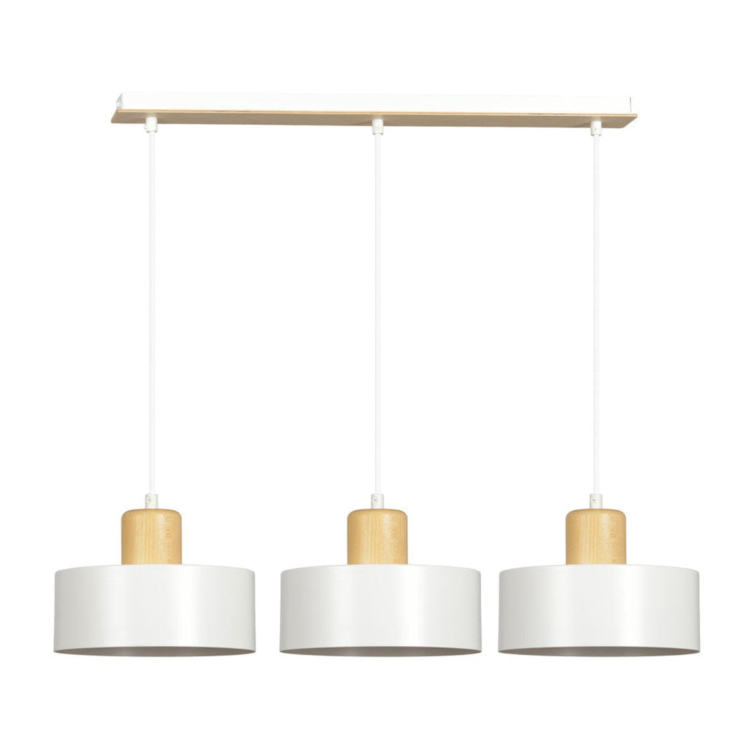 Torin trippel takpendel - Hvit/Tre-Takpendler-Emibig-Hvit / Tre-1047/3-Lightup.no