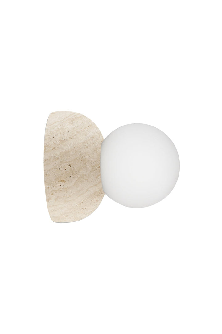 Torrano vegg og taklampe - Travertine-Baderomsbelysning vegglamper-Globen Lighting-Brun-590502-Lightup.no