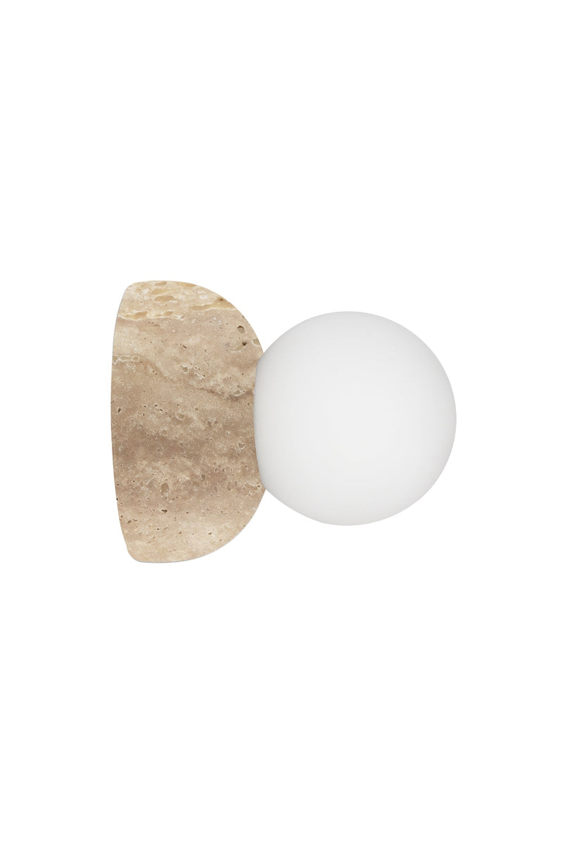 Torrano vegg og taklampe - Travertine-Baderomsbelysning vegglamper-Globen Lighting-Brun-590502-Lightup.no