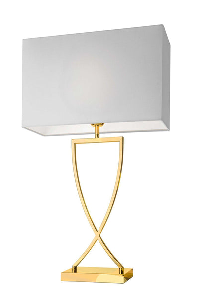 Toulouse bordlampe 69 cm - Hvit/Gullfarget-Bordlamper-Villeroy & Boch-VB-96841-Lightup.no