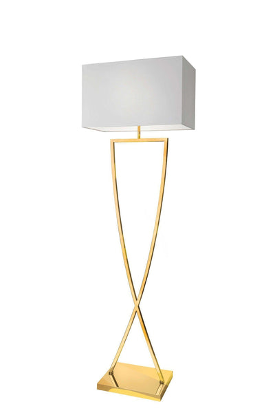 Toulouse gulvlampe - Hvit/Gullfarget-Gulvlamper-Villeroy & Boch-VB-96842-Lightup.no