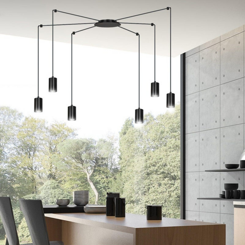 Traker 6 takpendel - Svart-Takpendler-Emibig-524/6-Lightup.no