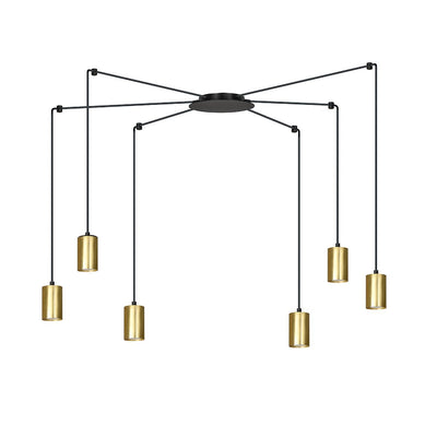 Traker 6 takpendel - Svart/Gullfarget-Takpendler-Emibig-526/6-Lightup.no