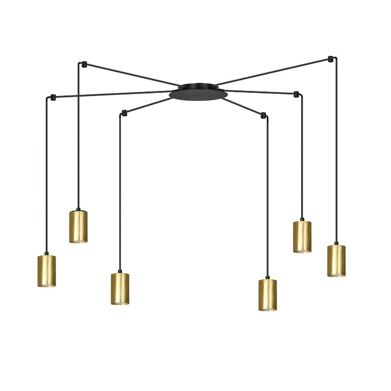 Traker 6 takpendel - Svart/Gullfarget-Takpendler-Emibig-526/6-Lightup.no