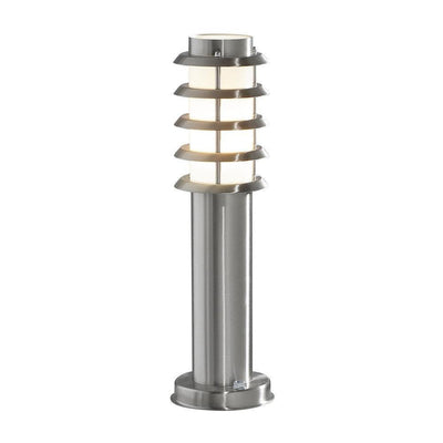 Trento pullert 45 cm - Rustfritt stål-Utebelysning portstolpe-Konstsmide-7561-000-Lightup.no