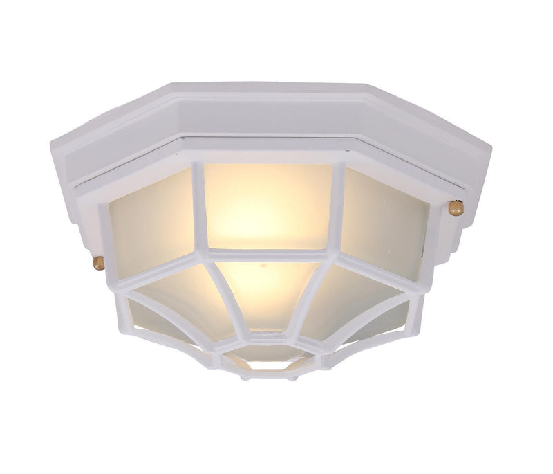 Trysil taklampe utendørs IP44 - Hvit-Utebelysning taklampe-Scanlight-165820-Lightup.no