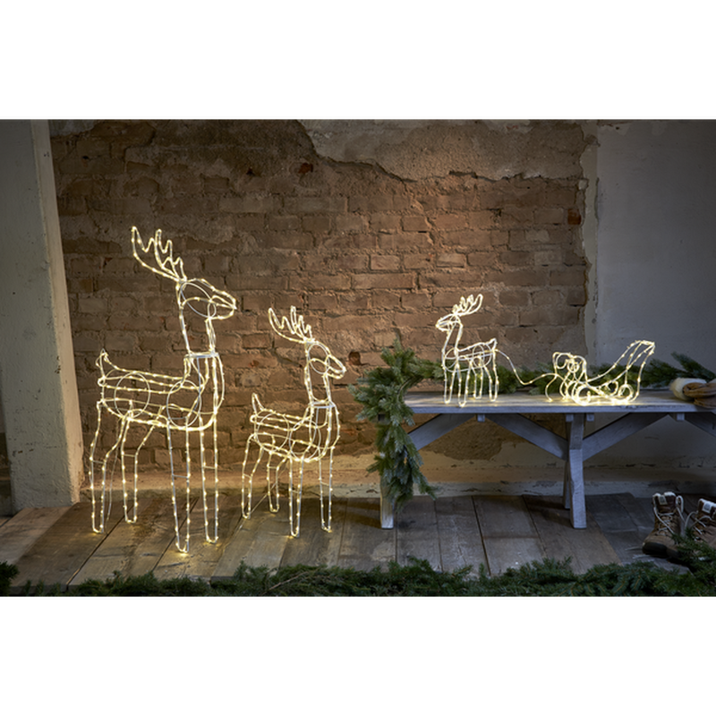 Tuby siluett reinsdyr 105 cm utendørsdekorasjon IP44 220 varmhvit led-Julebelysning dekor og pynt ute-Star Trading-803-64-Lightup.no