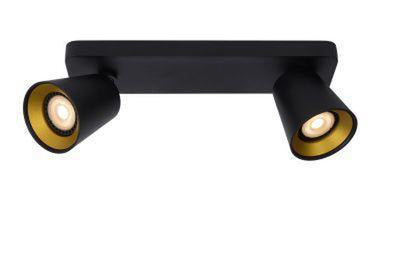 Turnon spotskinne 2 lys dim to warm 2200-3000K - Svart-Taklamper-Lucide-lc09928/10/30-Lightup.no