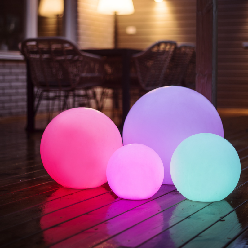 Twilights LED-ball utendørs oppladbar - 40 cm-Utebelysning Hagebelysning-Ms - belysning-803-72-Lightup.no
