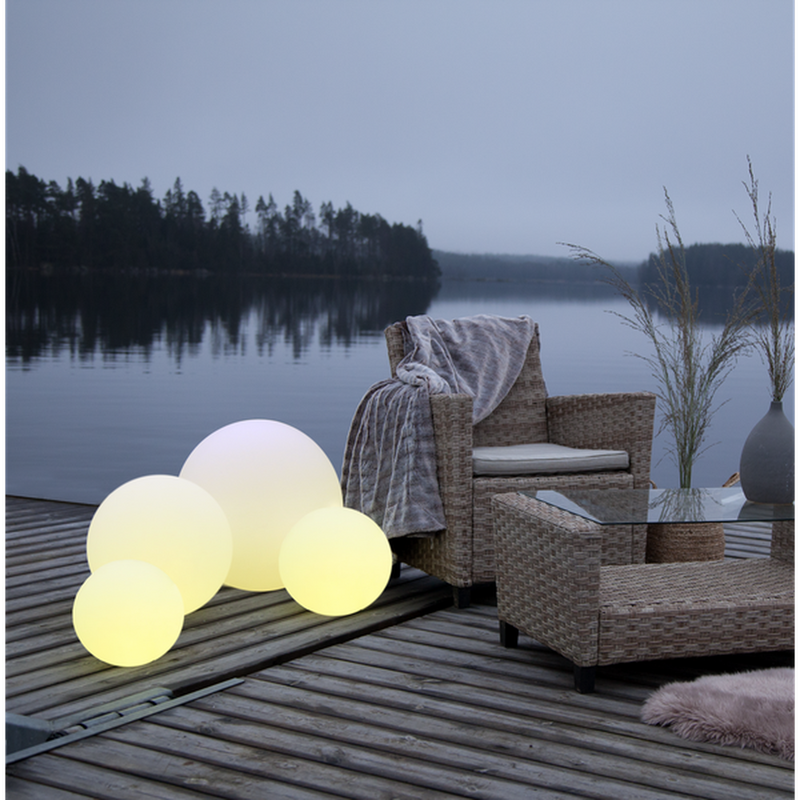 Twilights LED-ball utendørs oppladbar - 50 cm-Utebelysning Hagebelysning-Ms - belysning-803-73-Lightup.no