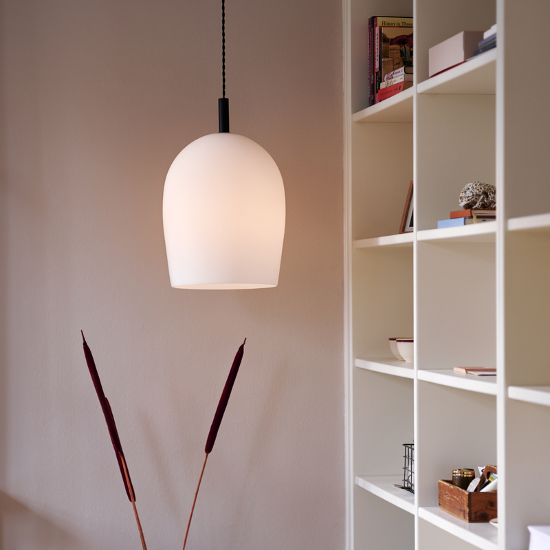 Uma 23 takpendel Svart/Opal-Takpendler-Nordlux-2112723001-Lightup.no