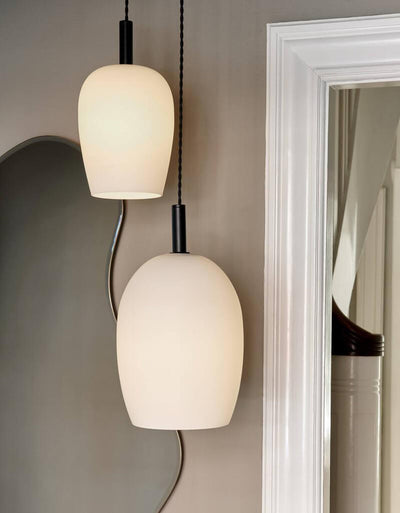Uma 23 takpendel Svart/Opal-Takpendler-Nordlux-2112723001-Lightup.no