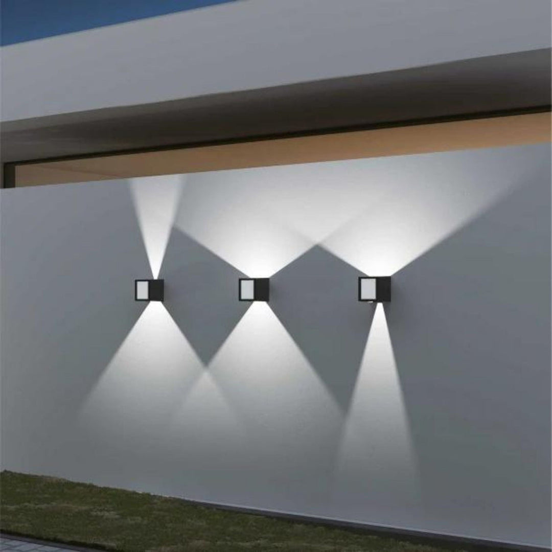 Una vegglampe opp/ned utendørs IP54 9W - Svart-Utebelysning vegg opp og ned-LOOM Design-LF-810-001-Lightup.no