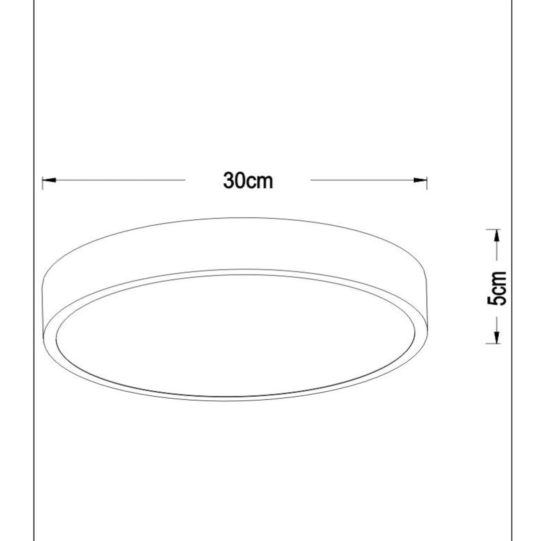 Unar Taklampe Ø30cm 3 step dim - Matt gull/messing-Taklamper-Lucide-LC79185/30/02-Lightup.no