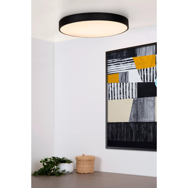 Unar taklampe Ø50cm 3 step dim-Taklamper-Lucide-Svart-LC79185/50/30-Lightup.no