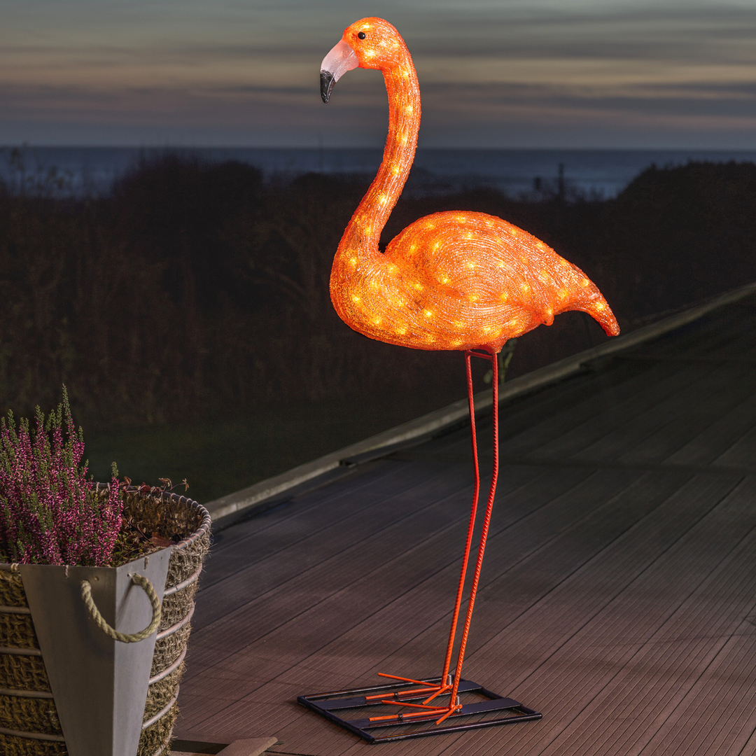 (Utgått) (Utgått) Flamingo 110 cm-Utebelysning Hagebelysning-Konstsmide-6273-803-Lightup.no