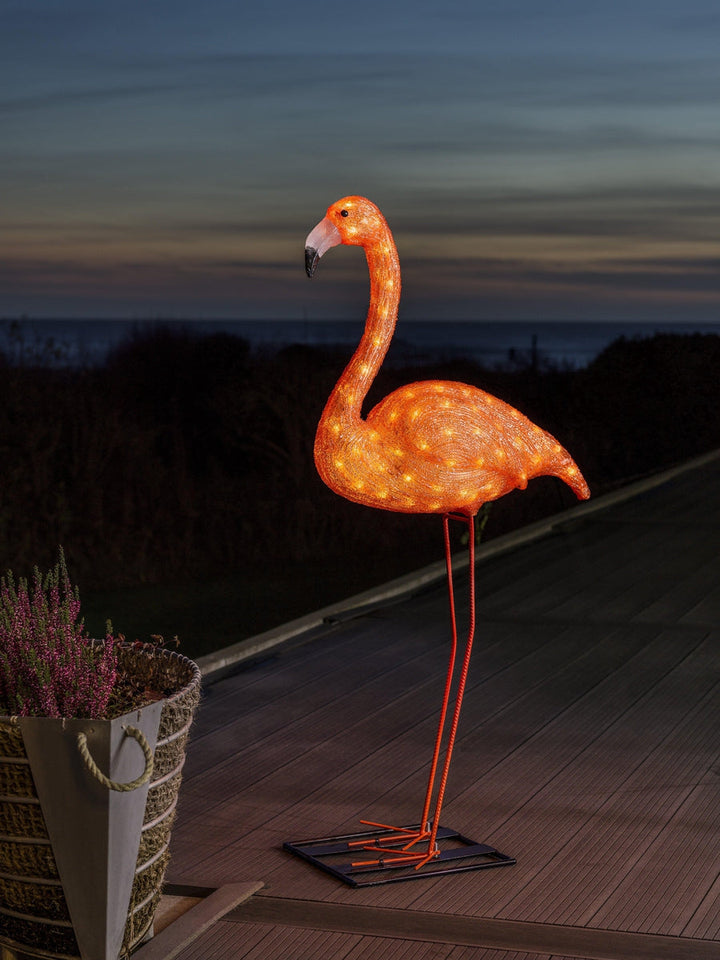 (Utgått) (Utgått) Flamingo 110 cm-Utebelysning Hagebelysning-Konstsmide-6273-803-Lightup.no