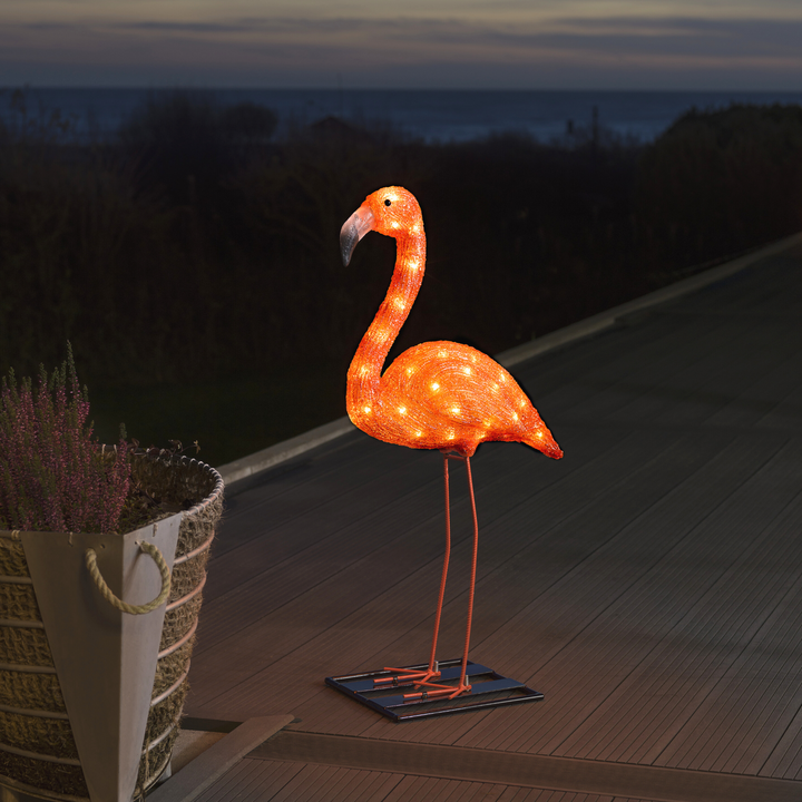(Utgått) (Utgått) Flamingo 70 cm-Utebelysning Hagebelysning-Konstsmide-6272-803-Lightup.no
