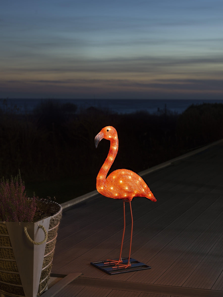 (Utgått) (Utgått) Flamingo 70 cm-Utebelysning Hagebelysning-Konstsmide-6272-803-Lightup.no