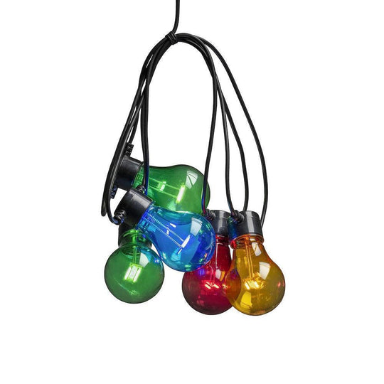 (Utgått) (Utgått) Lysslynge 10 lys IP44 - Flerfarget-Utebelysning Lysslynge-Konstsmide-2378-500-Lightup.no
