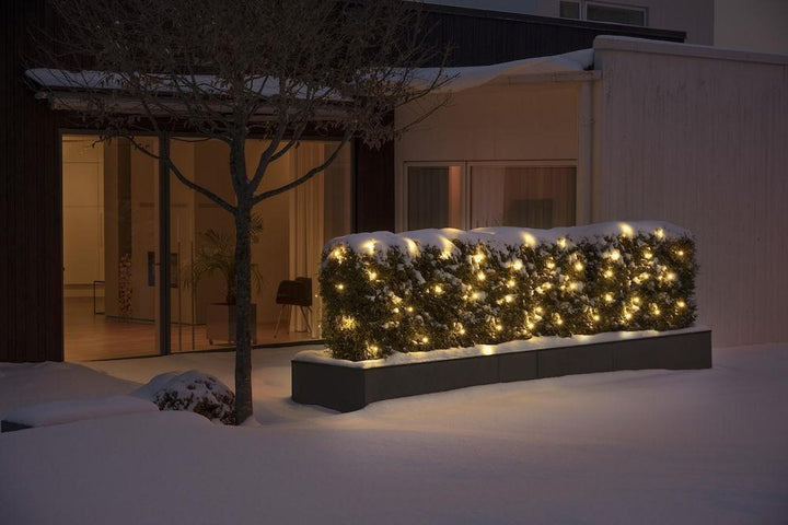 (Utgått) (Utgått) Nett 3x3 meter 96 minilys LED utendørs IP44 - Varmhvit-Julebelysning juletrelys ute-Konstsmide-3757-100-Lightup.no