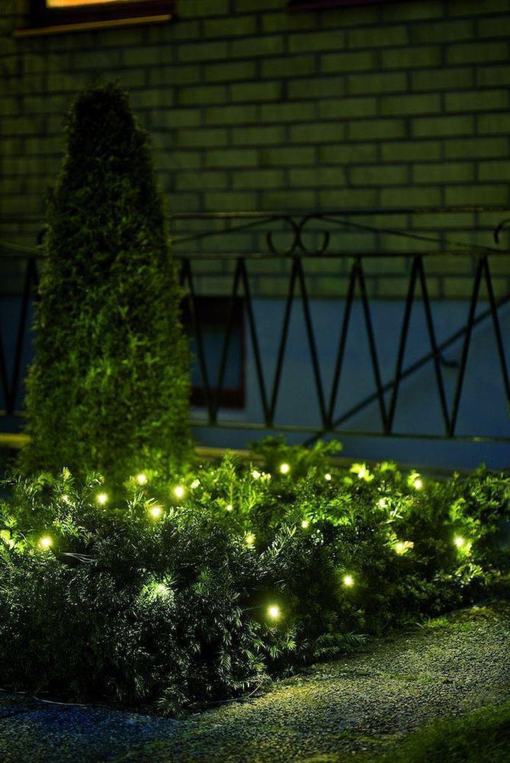 (Utgått) (Utgått) Nett 3x3 meter 96 minilys LED utendørs IP44 - Varmhvit-Julebelysning juletrelys ute-Konstsmide-3757-100-Lightup.no