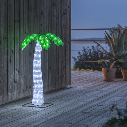 (Utgått) (Utgått) Palme akryl 75 cm-Utebelysning Hagebelysning-Konstsmide-6278-203-Lightup.no