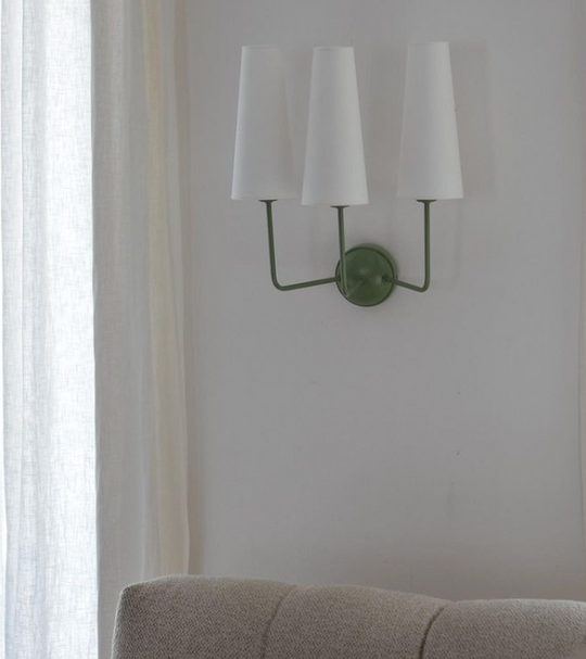 Valentina vegglampe med lampeskjermer - Svart/Hvit-Vegglamper-Hallbergs-Svart / Hvit-HS__6759-330+HS__101-12-010-Lightup.no