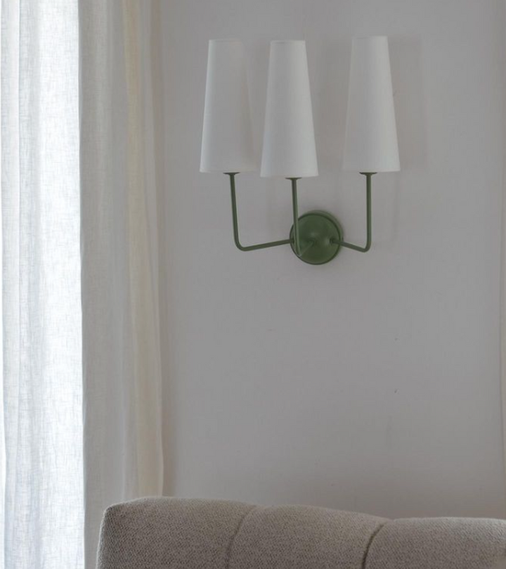 Valentina vegglampe med lampeskjermer - Svart/Hvit-Vegglamper-Hallbergs-Svart / Hvit-HS__6759-330+HS__101-12-010-Lightup.no