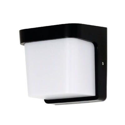 Valor vegglampe utendørs IP65 - Grafitt grå/Opal-Utebelysning vegg veggskjold-NorDesign-401703120-Lightup.no