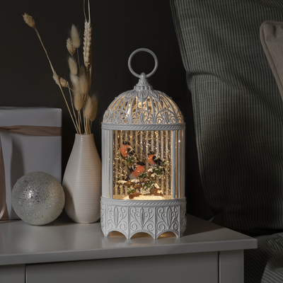 Vannfylt lykt med dompapp-Julebelysning dekor og pynt-Konstsmide-4283-200-Lightup.no