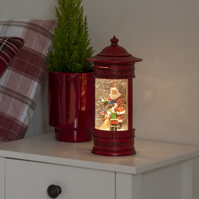 Vannfylt postkasse med nisse-Julebelysning dekor og pynt-Konstsmide-4267-550-Lightup.no