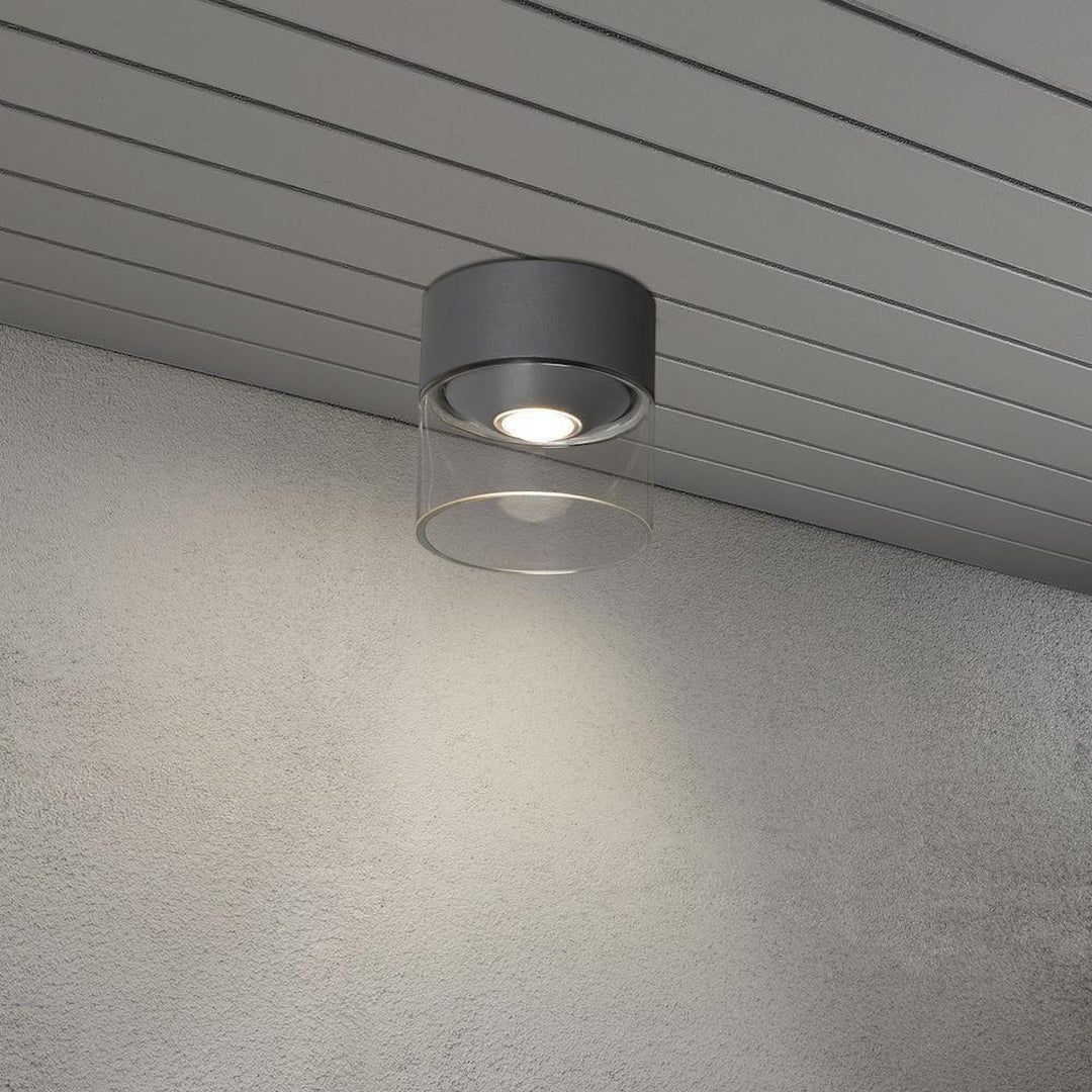 Varese taklampe utendørs IP54 6W - Antrasitt grå-Utebelysning taklampe-Konstsmide-7883-370-Lightup.no