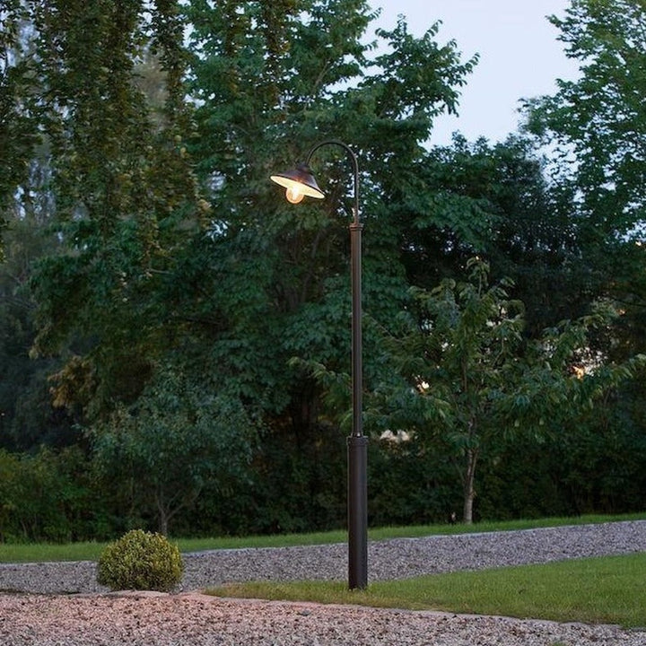Vega stolpe 240 cm - Svart-Utebelysning stolpe-Konstsmide-Svart-560-750-Lightup.no