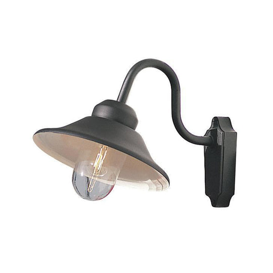 Vega vegglampe Svart-Utebelysning vegg klassisk-Konstsmide-Svart-556-750-Lightup.no