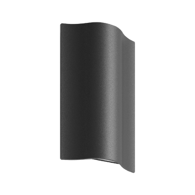Vega vegglampe opp/ned utendørs 2x6W IP54 - Mørk grå-Utebelysning vegg opp og ned-Norlux-2450-90-7-Lightup.no