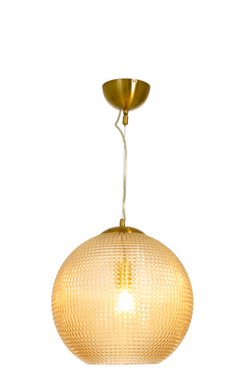 Vegas takpendel 35 cm - Messing/Amberfarget-Takpendler-Aneta Lighting-15779-41-Lightup.no
